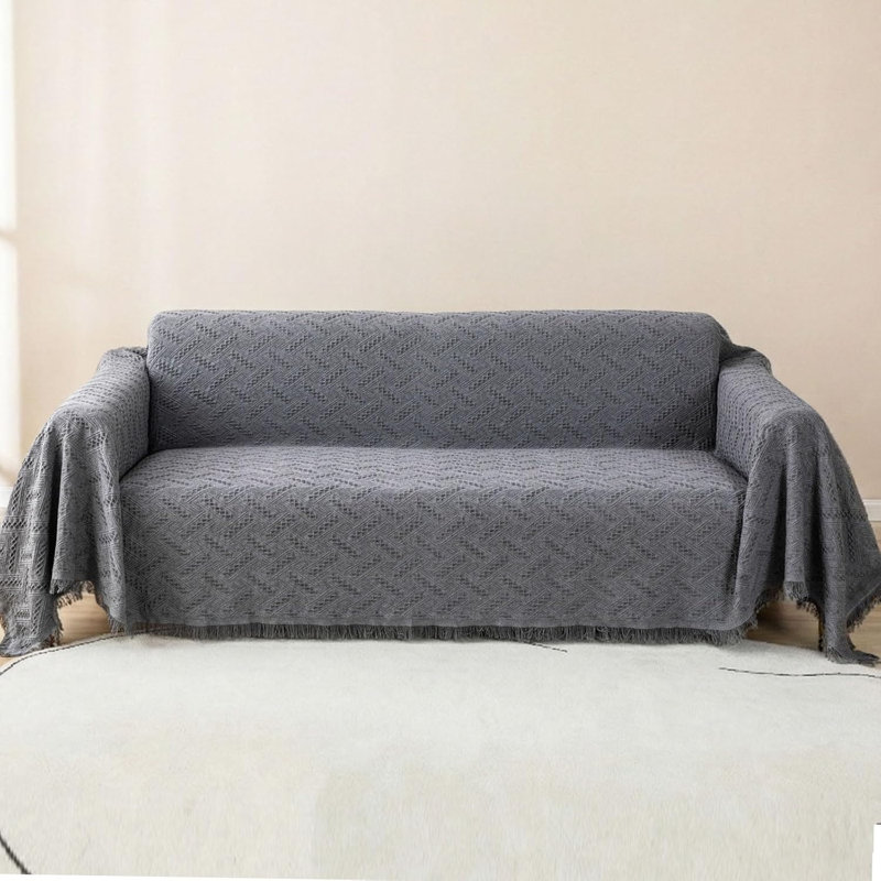 Cotton Box Cushion Sofa Slipcover