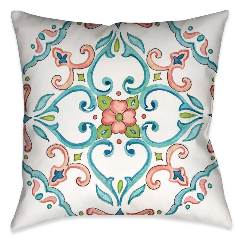 Jewel Medallion Throw Pillow