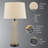Zack Metal USB Table Lamp