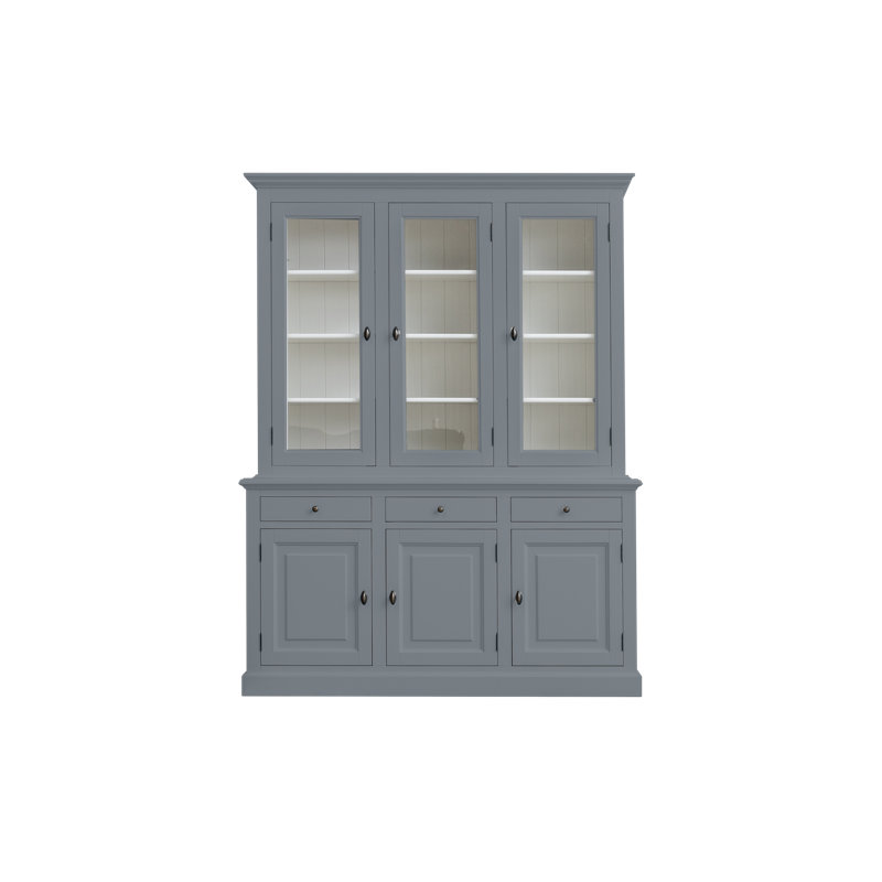 Torrens Display Cabinet, Trafic Grey/White