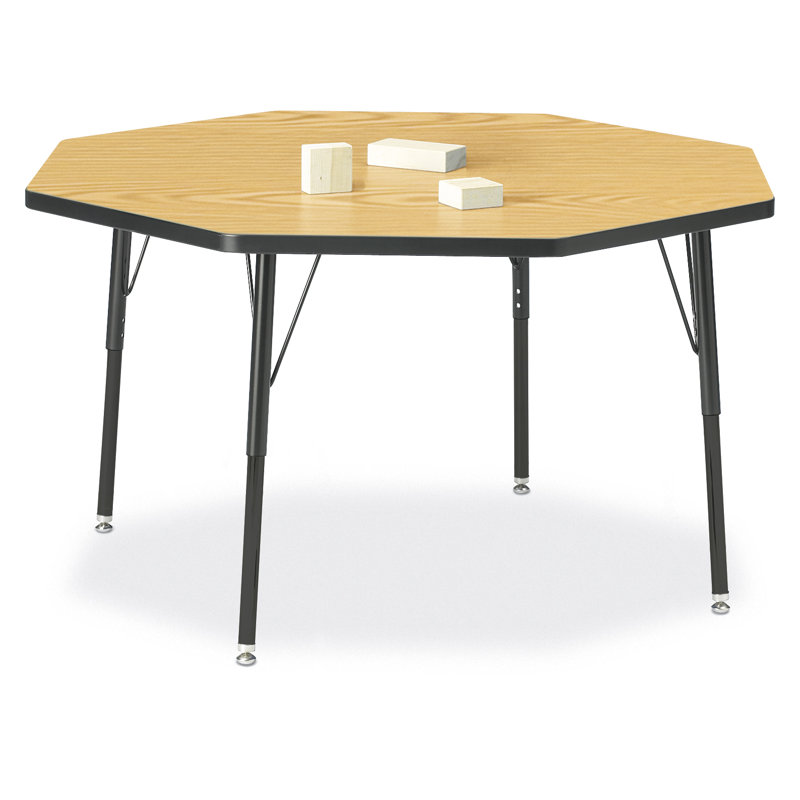 Table d'activité à hauteur ajustable Berries, Adulte (24 po à 31 po ), Bleu, Gris