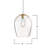 Small Brushed Brass glass pendant-103484916-56457909