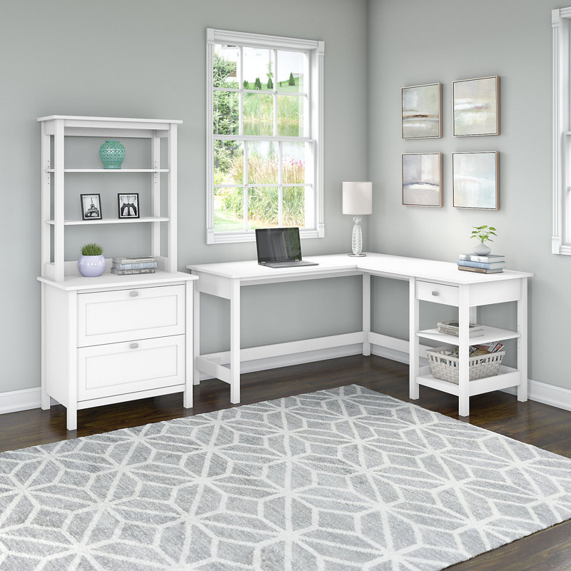 Aliyat 3 Piece Computer Desk Office Set