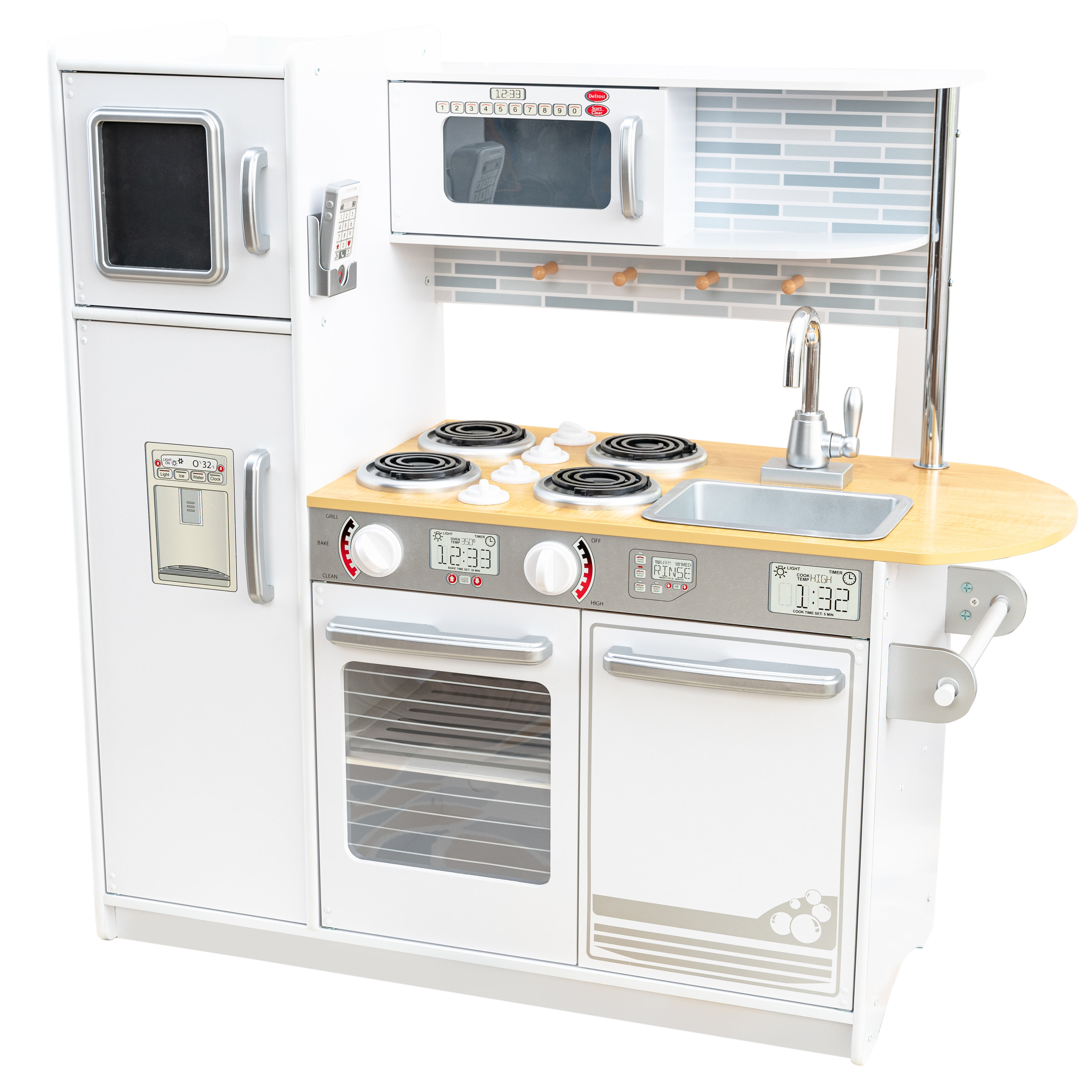 Machine à Café Jouet En Bois Pour Enfants - Set De Jeu D'Imitation Complet Avec Accessoires, 3-5 Ans