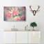 Pale Pink Carnation Flowers In Abstract - Wrapped Canvas-55310154
