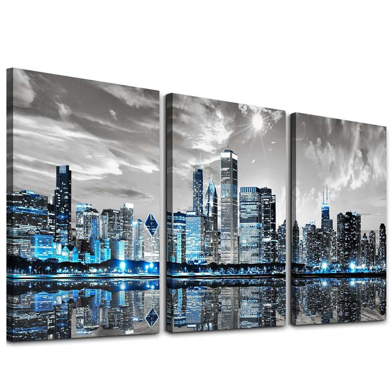 3 Piece Wrapped Canvas Print