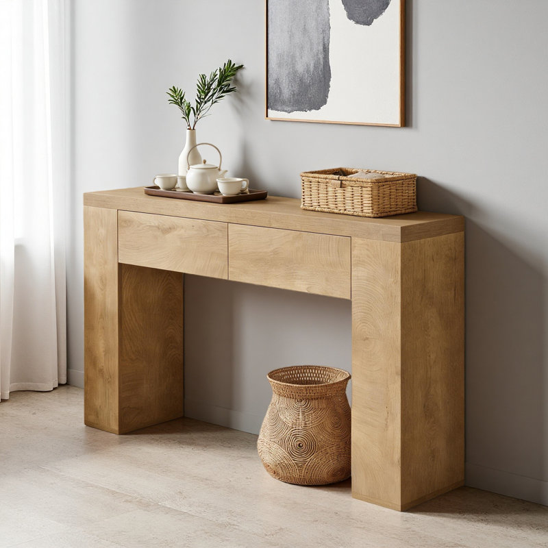 Sofa Table,Hallway Table,Hall Table, Brown