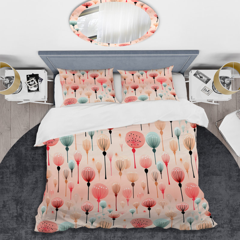 Ensemble de housse de couette Darald, Housse de couette pour très grand lit et 2 très