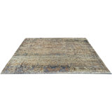Multicolored Nu Vibrant Modern Tibetan Silk Rug - 9' x 11'1"
