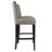 Upholstered Counter Stool with Solid Wood Frame-48367410