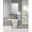 Miroir d'appoint en miroir et faux cristaux