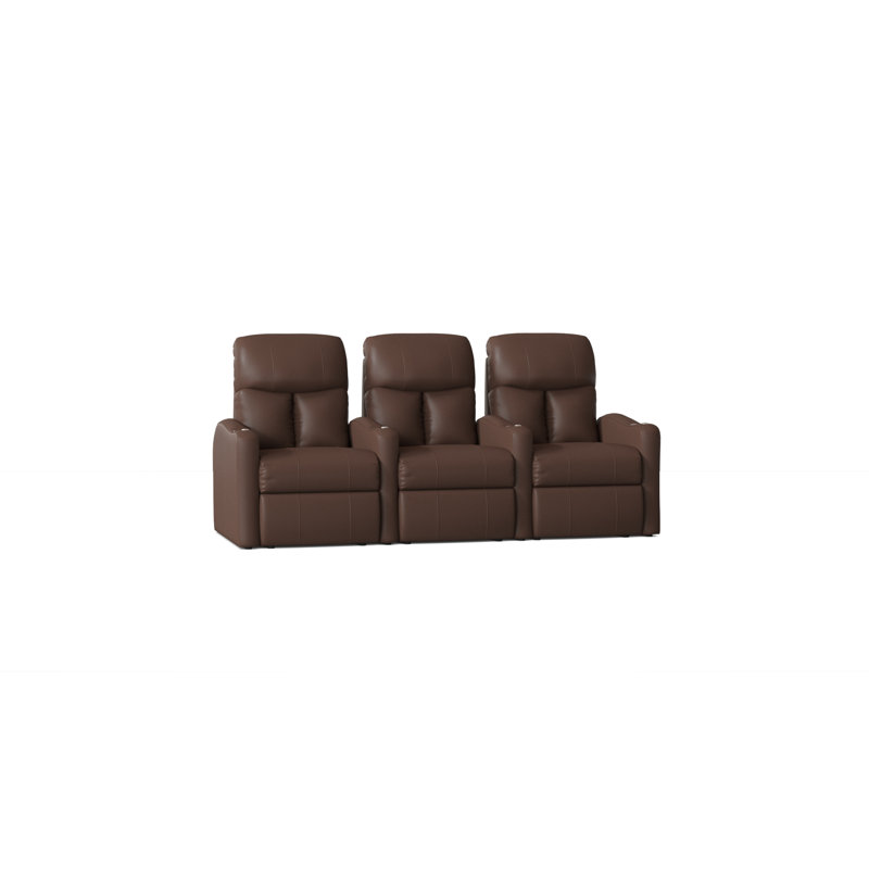 Canapé de cinéma maison (rangée de 3), Électrique, Pavé de luxe