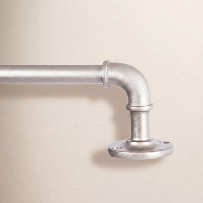 Kincaid Adjustable 0.63" Single Curtain Rod