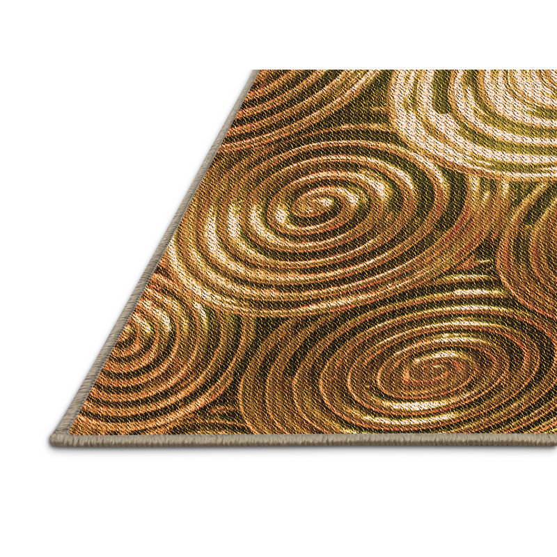 Geometric Indoor Rug, Rectangle 5' x 8'