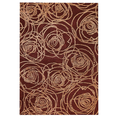 Midge Wool Abstract Indoor Rug
