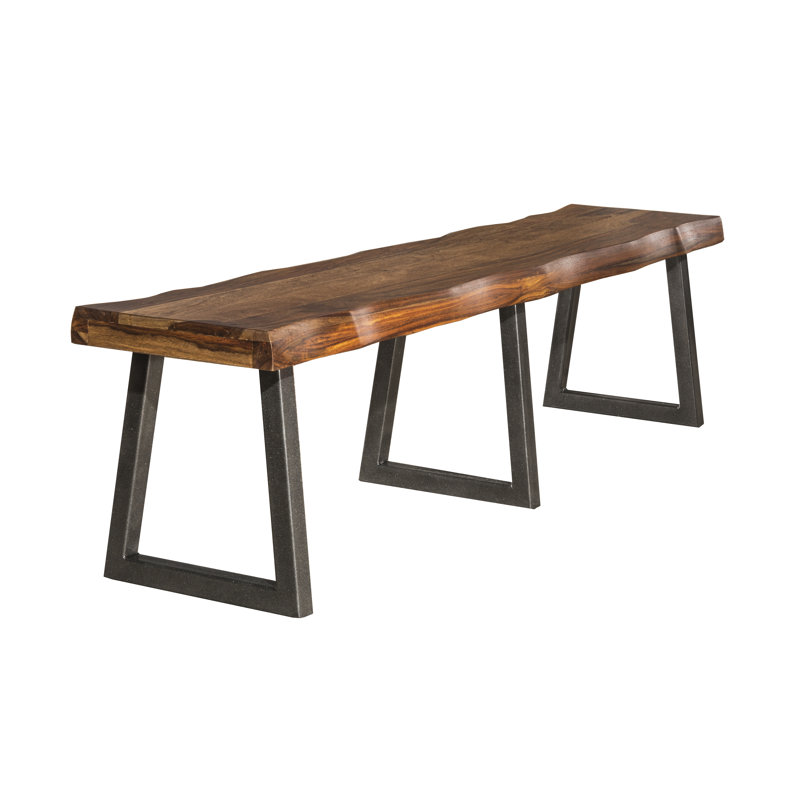 Banc en bois Lonan, Bois Jaune Moyen