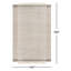 Tapis beige en laine Tina-1850978040