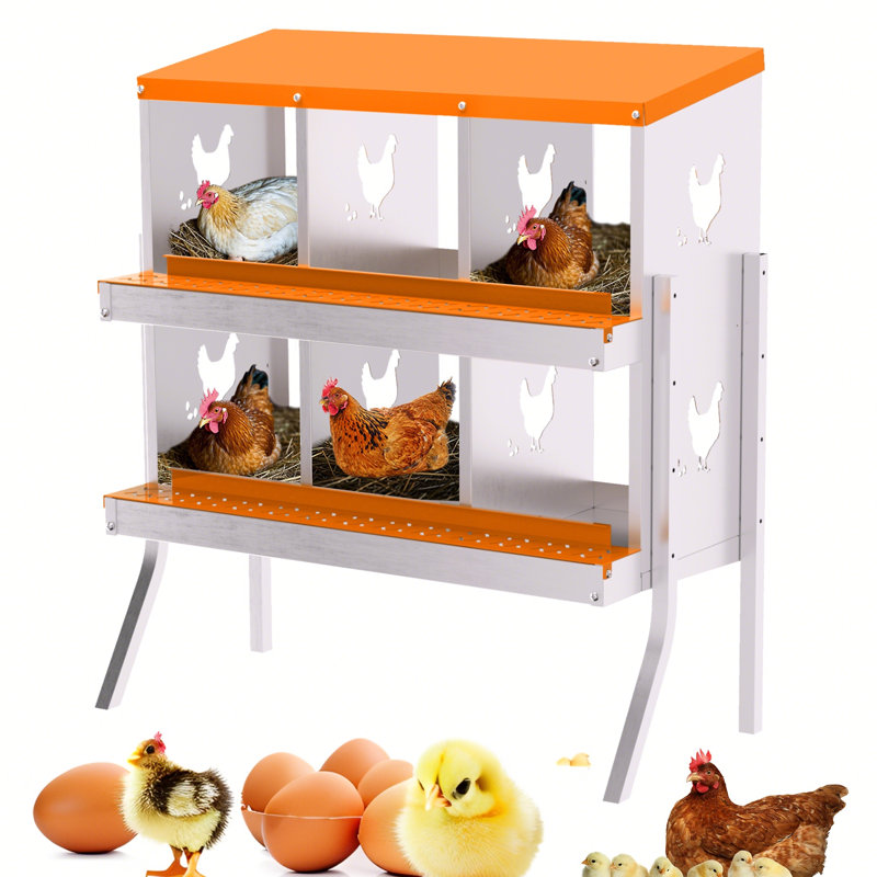 Nesting Boxes, 81cm (W) x 43cm (D) x 89cm (H), Orange
