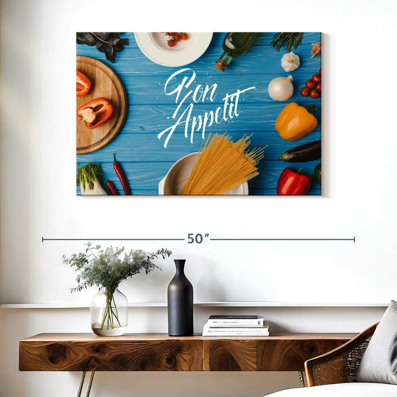 Bon appétit, H 26 po x l 39 po