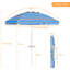 Mcgraw 220cm Beach Parasol