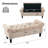 Elisama 49.6" W Chenille Tufted Storage Bench-2067802532