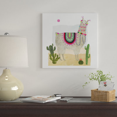 «Llamarama II», impression sur toile tendue