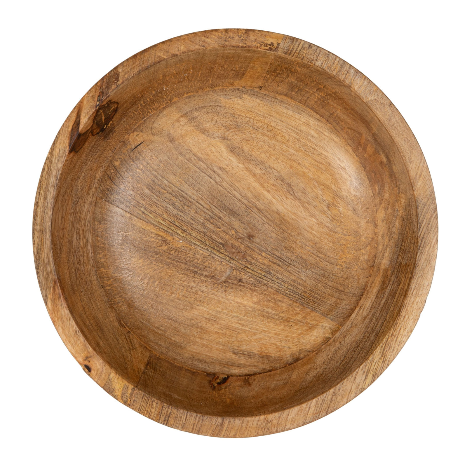 Allyce Mango Wood Serving Bowl, Natural
