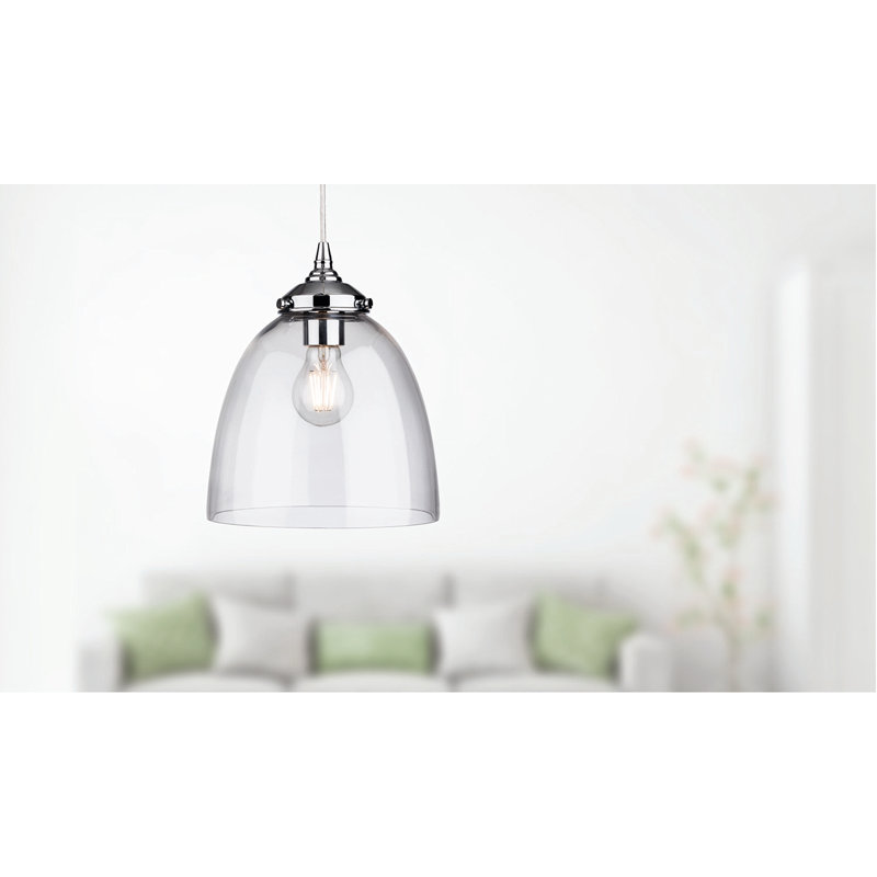 Pendants 1 - Light Chrome Cone Pendant