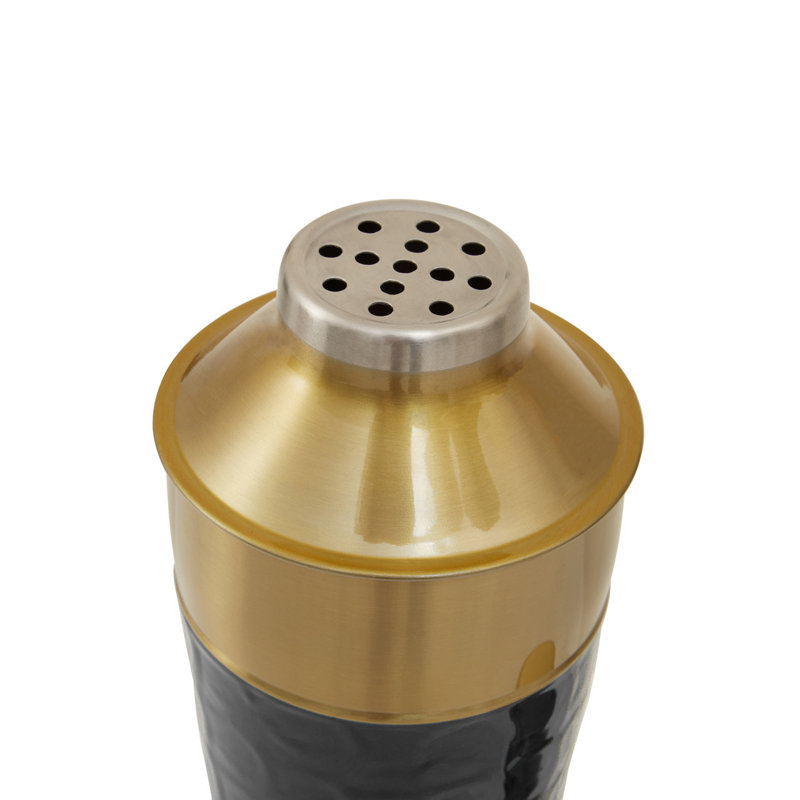 Lukens Stainless Steel Ashtray, Black