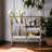 Vorrik Washed Finish Serving Cart