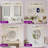 5-Light Bathroom Vanity Light with Clear Glass Shades for Vanity Mirror, Bathroom, or Bedroom-233754099-233754103