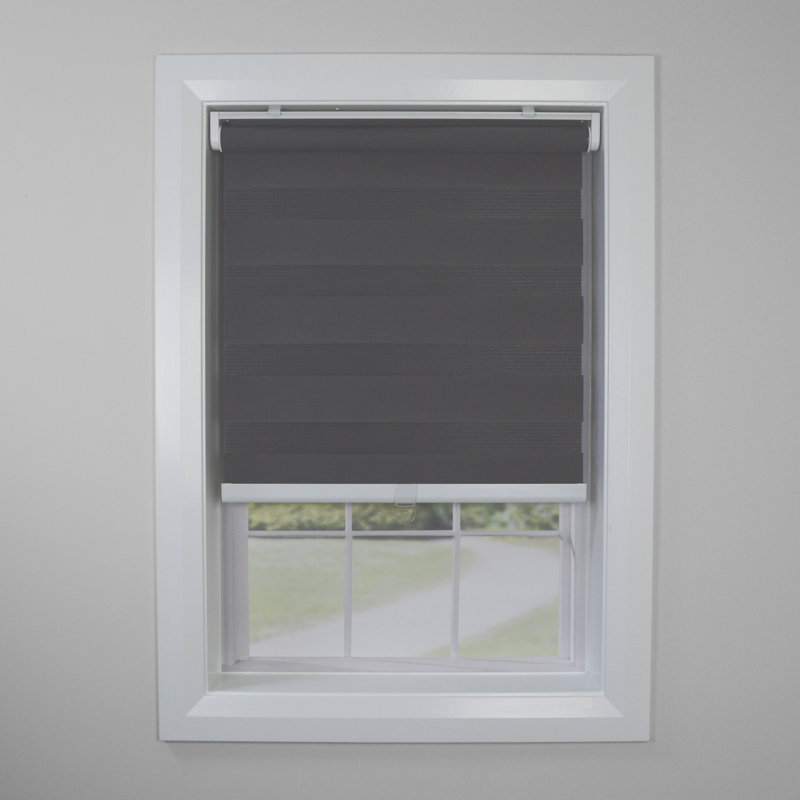Room Darkening Zebra Shades, 24"W x 72"L