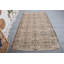 Tapis décoratif, tapis de 4,4 pi x 7,9 pi, tapis turc, tapis froids bruns, tapis frais, tapis rétro