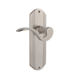 Deco Plate Passage (Hall & Closet) with Manor Lever