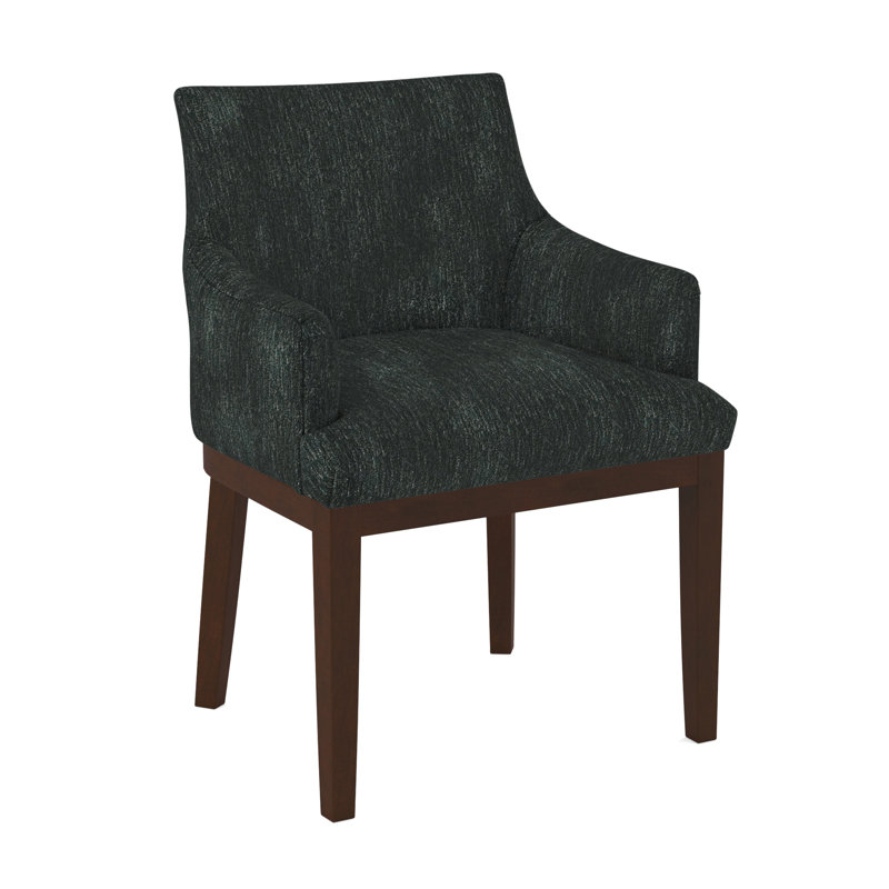 19'' H Upholstered Armchair, Pecan, 61597-78