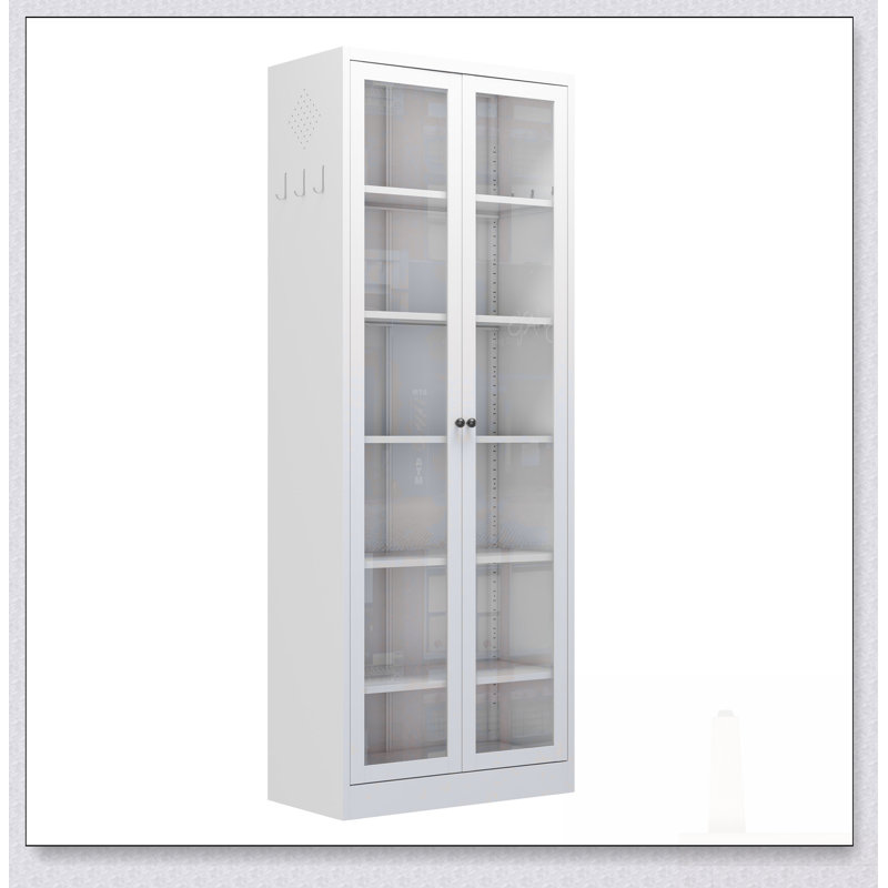 Durable Metal Kitchen Pantry Cabinet With 5 Adjustable Shelves, 72 Inch Tall Freestanding Storage For Modern Homes