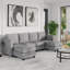 Canapé modulaire en U rembourré en chenille-2131781539-2131781537