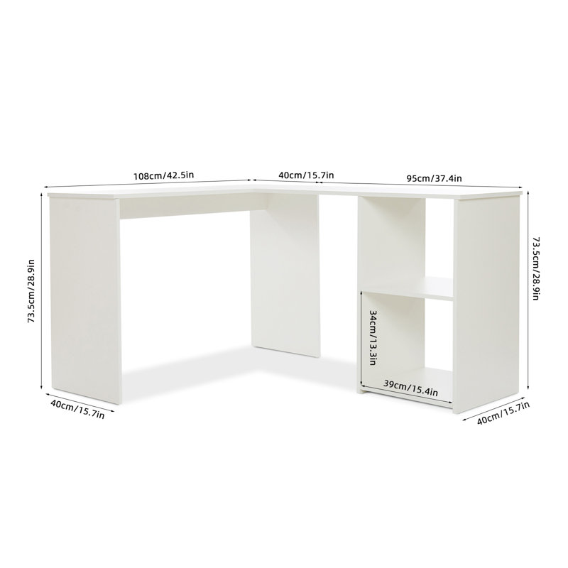 Londen L-Shaped Computer Desk