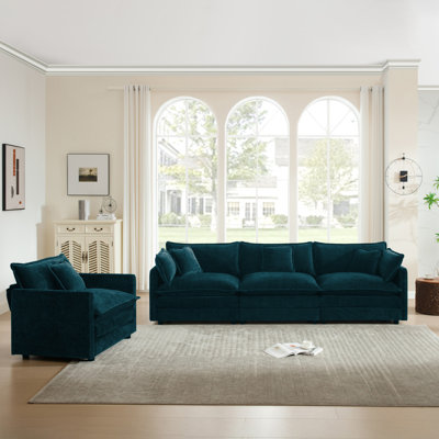  Ensemble de salon, canapé en chenille moderne, pour le salon