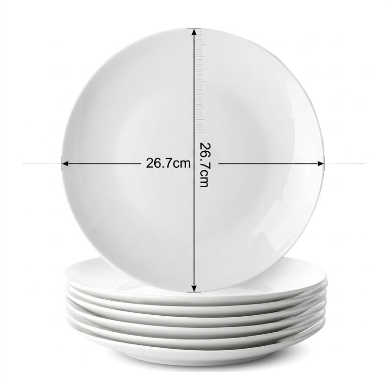 Bridget Piece Porcelain China Dinnerware Set - Service for 6