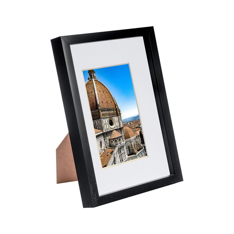 6" x 8" Plastic Box Frame, Black