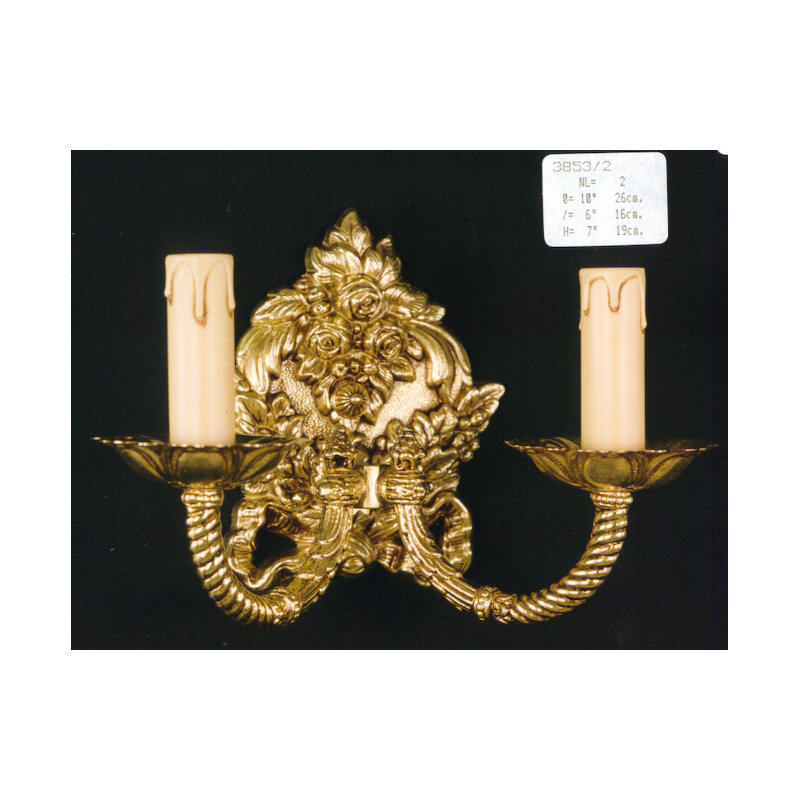 Cowie Candle Wall Light, Antique Silver