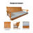 Wooden Porch Swing Bed for Outdoor Patio Garden