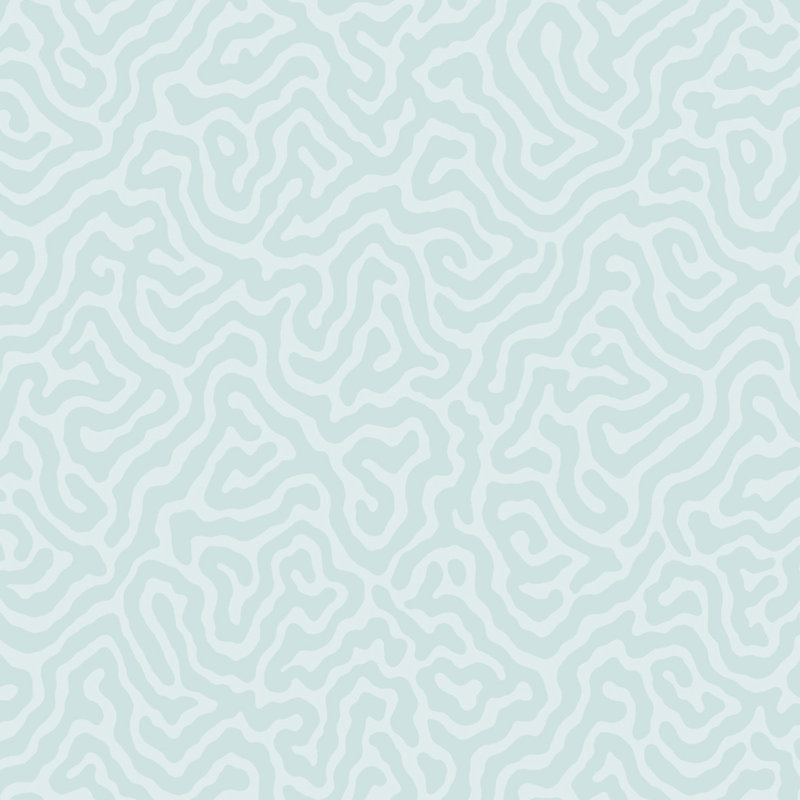 Landscape Plains Abstract Wallpaper Roll, Blue