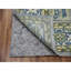 Tapis gris tempête 8 pi 0 po x 10 pi 1 po, tissé à la main, tissé à la main Oushak