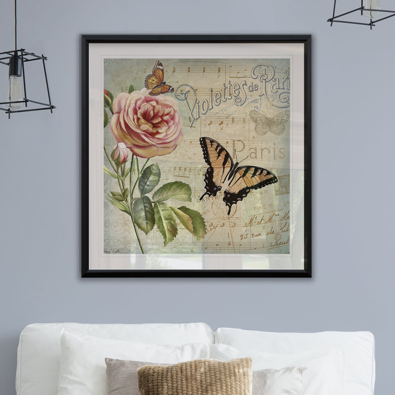 «Springtime in France I», reproduction encadrée, H 17,5 po x l 17,5 po x P 1,5 po