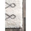 Tapis blanc / gris Anel-35851573