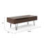 Table basse 47 po Mid-Century