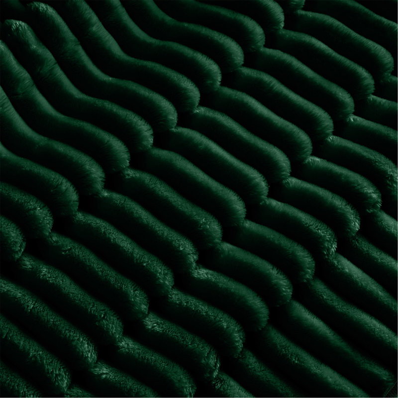 Repose-pieds - Vert, Velours côtelé, Vert