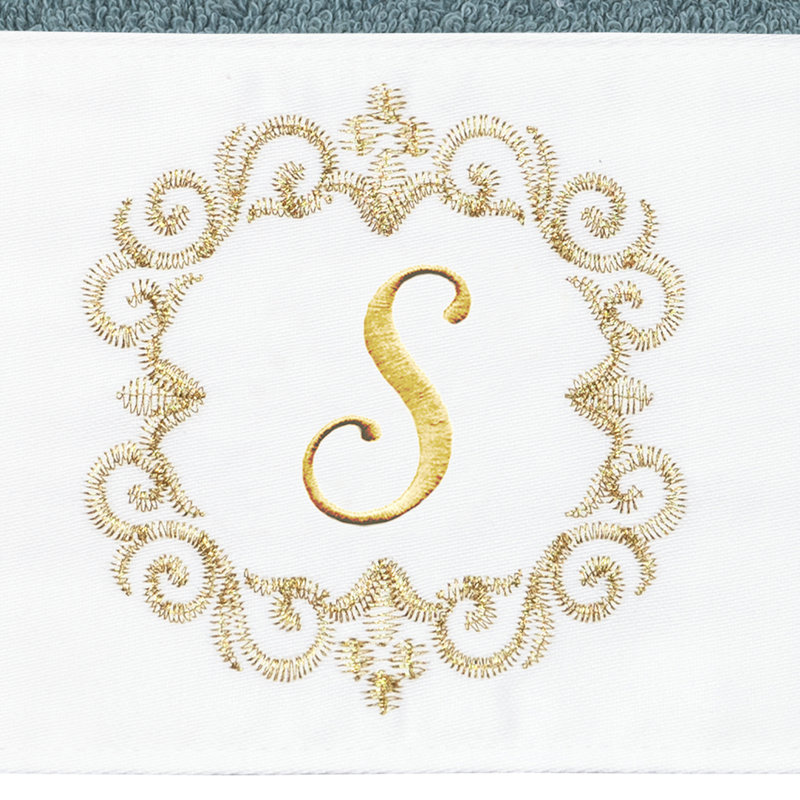 Winston Porter 100% Turkish Cotton MONICA 2PC Embellished Hand Towel Set, S